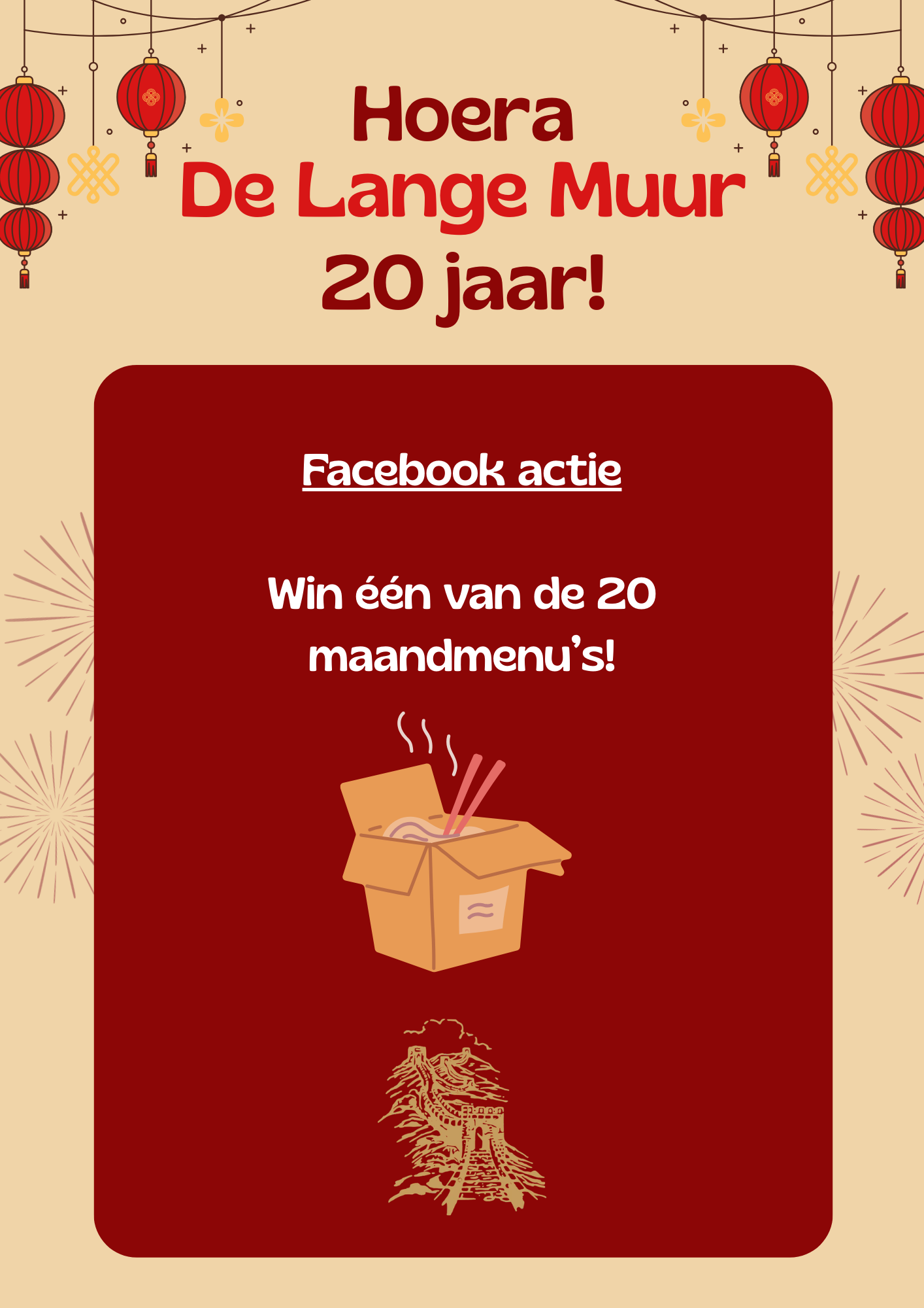 Maandmenu actie FB